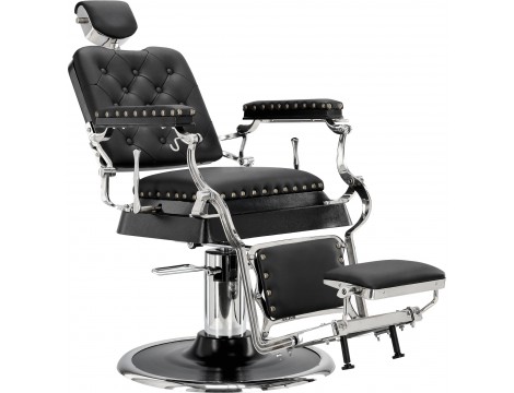 Fotel fryzjerski barberski hydrauliczny do salonu fryzjerskiego barber shop Tulus Barberking w 24H waga fotela 80kg Outlet - 7