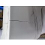 Recepcja fryzjerska lakierowana Marmur 100 cm kosmetyczna do salonu biała złożona Outlet - 11