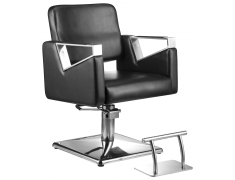 Fotel fryzjerski Tomas 1332 hydrauliczny obrotowy do salonu fryzjerskiego podnóżek krzesło fryzjerskie Outlet