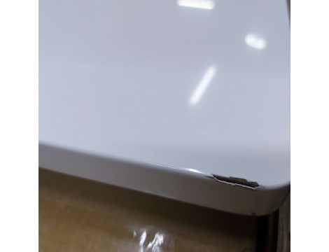 Biurko stolik kosmetyczny biurko kosmetyczne do manicure z pochłaniaczem biały Outlet - 9