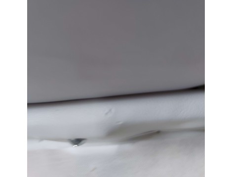 Fotel kosmetyczny do pedicure King odchylany z bąbelkowym masażerem stóp do salonu spa biały Outlet - 7