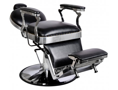 Fotel fryzjerski barberski hydrauliczny do salonu fryzjerskiego barber shop Olix Barberking w 24H Outlet - 2