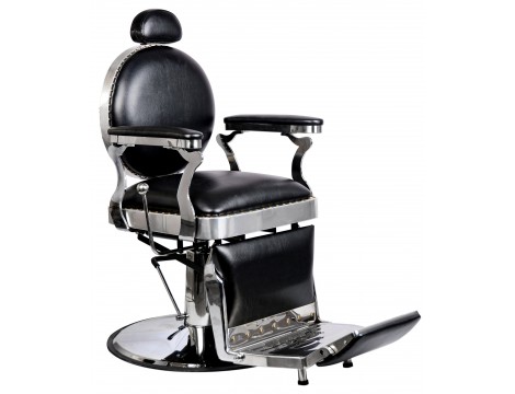 Fotel fryzjerski barberski hydrauliczny do salonu fryzjerskiego barber shop Olix Barberking w 24H Outlet