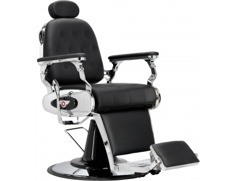Fotel fryzjerski barberski hydrauliczny do salonu fryzjerskiego barber shop Viktor Barberking w 24H Outlet