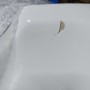 Umywalka Ceramiczna Myjnia Fryzjerska Biała Outlet - 5