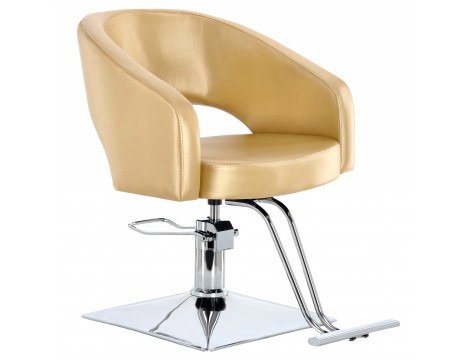 Fotel fryzjerski Greta hydrauliczny obrotowy do salonu fryzjerskiego podnóżek krzesło fryzjerskie Outlet - 2