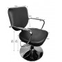 Fotel fryzjerski Polo 2663 hydrauliczny obrotowy do salonu fryzjerskiego podnóżek krzesło fryzjerskie Outlet - 2
