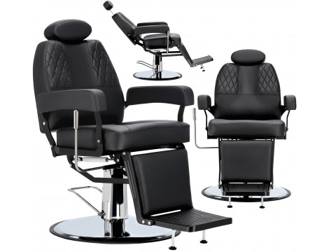 Fotel fryzjerski barberski hydrauliczny do salonu fryzjerskiego barber shop Nestor Barberking Outlet