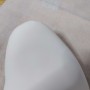 Taboret kosmetyczny siodło z oparciem stopniowy white Outlet - 3