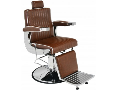 Fotel fryzjerski barberski hydrauliczny do salonu fryzjerskiego barber shop Francisco Barberking w 24H Outlet