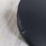 Taboret kosmetyczny z oparciem fryzjerski fotel czarny Outlet - 5