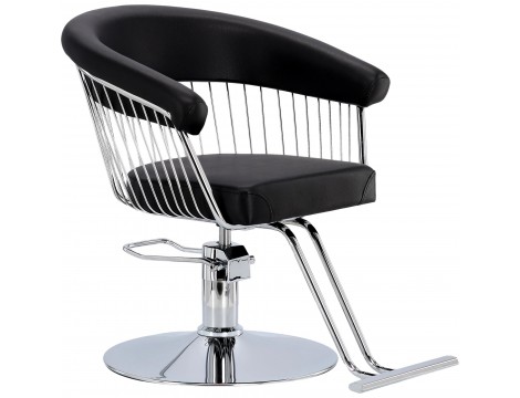 Fotel fryzjerski Zoe hydrauliczny obrotowy do salonu fryzjerskiego podnóżek krzesło fryzjerskie Outlet - 2