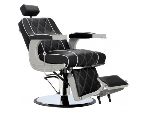 Fotel fryzjerski barberski hydrauliczny do salonu fryzjerskiego barber shop Nilus Barberking Outlet - 7