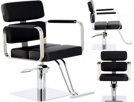 Fotel fryzjerski Finn hydrauliczny obrotowy do salonu fryzjerskiego podnóżek krzesło fryzjerskie Outlet