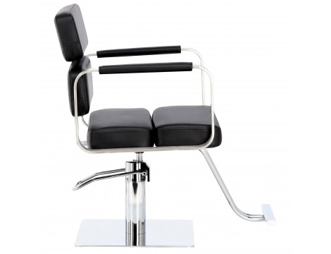 Fotel fryzjerski Finn hydrauliczny obrotowy do salonu fryzjerskiego podnóżek krzesło fryzjerskie Outlet - 3