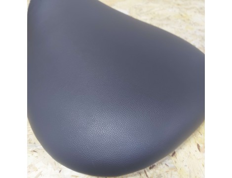Taboret kosmetyczny siodło krzesło z oparciem Rodi Black Outlet - 6