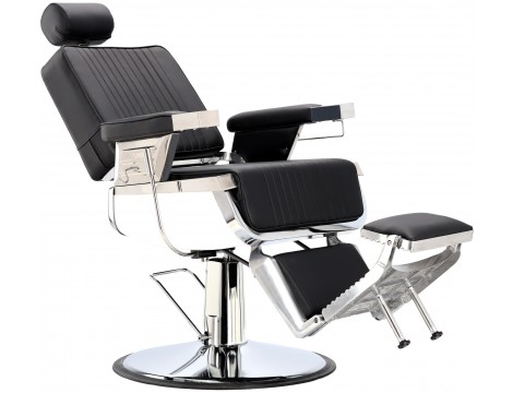 Fotel fryzjerski barberski hydrauliczny do salonu fryzjerskiego barber shop Santino Barberking Outlet - 6