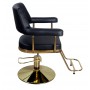 Fotel fryzjerski hydrauliczny obrotowy do salonu fryzjerskiego podnóżek krzesło fryzjerskie Outlet - 4