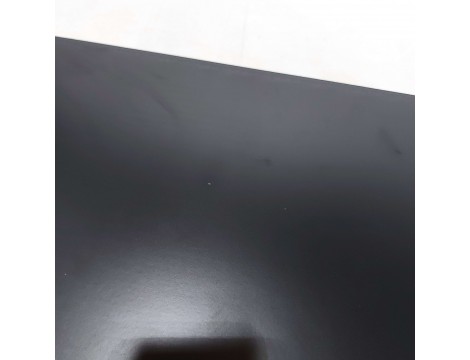 Recepcja fryzjerska lakierowana Alexa Com 120 cm kosmetyczna do salonu czarna złożona Outlet - 12