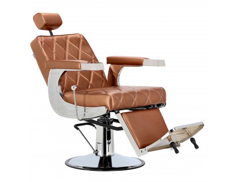 Fotel fryzjerski barberski hydrauliczny do salonu fryzjerskiego barber shop Nilus barberking Outlet - 3