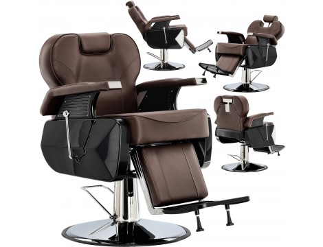 Fotel fryzjerski barberski hydrauliczny do salonu fryzjerskiego barber shop Richard Barberking w 24H Outlet