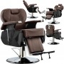 Fotel fryzjerski barberski hydrauliczny do salonu fryzjerskiego barber shop Richard Barberking w 24H Outlet