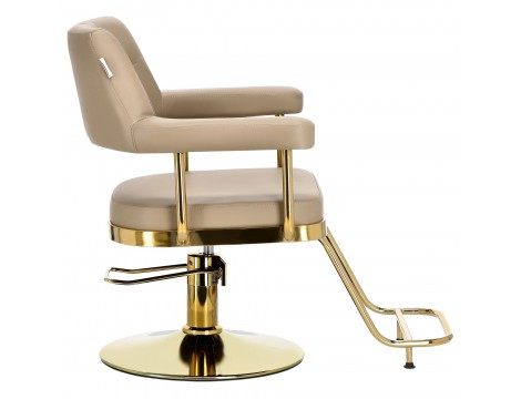 Fotel fryzjerski hydrauliczny obrotowy do salonu fryzjerskiego podnóżek krzesło fryzjerskie Ezra Outlet - 3