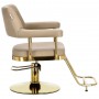 Fotel fryzjerski hydrauliczny obrotowy do salonu fryzjerskiego podnóżek krzesło fryzjerskie Ezra Outlet - 3