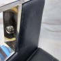Fotel fryzjerski Kora Black hydrauliczny obrotowy do salonu fryzjerskiego krzesło fryzjerskie Outlet - 14