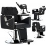 Fotel fryzjerski barberski hydrauliczny do salonu fryzjerskiego barber shop Ares Barberking Outlet