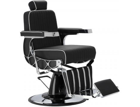 Fotel fryzjerski barberski hydrauliczny do salonu fryzjerskiego barber shop Connor Barberking Outlet