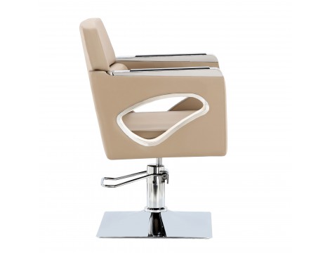 Fotel fryzjerski Bianka hydrauliczny obrotowy do salonu fryzjerskiego krzesło fryzjerskie Outlet - 3