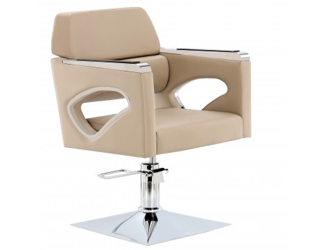 Fotel fryzjerski Bianka hydrauliczny obrotowy do salonu fryzjerskiego krzesło fryzjerskie Outlet - 2