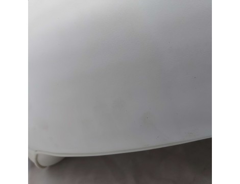 Fotel kosmetyczny do pedicure Jojo z masażerem stóp do salonu spa kremowy Outlet - 6