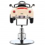 Fotel fryzjerski dziecięcy samochodzik hydrauliczny obrotowy do salonu fryzjerskiego krzesło fryzjerskie Outlet - 4