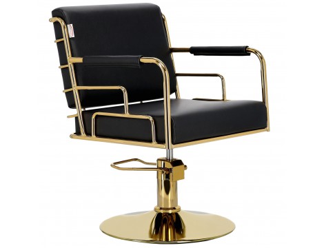 Fotel fryzjerski hydrauliczny obrotowy do salonu fryzjerskiego krzesło fryzjerskie Zion Outlet - 4