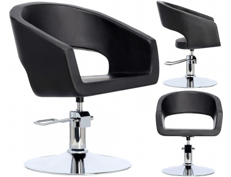 Fotel fryzjerski Kira hydrauliczny obrotowy do salonu fryzjerskiego krzesło fryzjerskie Outlet