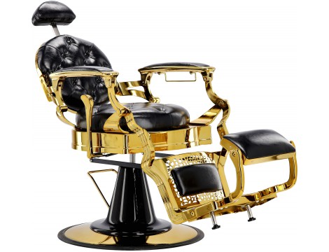 Fotel fryzjerski barberski hydrauliczny do salonu fryzjerskiego barber shop Treko Barberking w 24H Outlet - 3