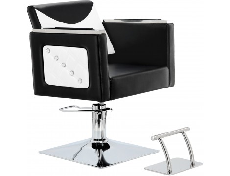 Fotel fryzjerski Eve hydrauliczny obrotowy do salonu fryzjerskiego podnóżek krzesło fryzjerskie - 2