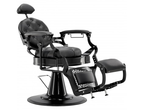 Fotel fryzjerski barberski hydrauliczny do salonu fryzjerskiego barber shop Logan Barberking w 24H Outlet - 3