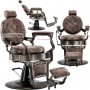 Fotel fryzjerski barberski hydrauliczny do salonu fryzjerskiego  barber shop Brown Pearl Barberking w 24H Outlet