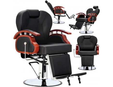 Fotel fryzjerski barberski hydrauliczny do salonu fryzjerskiego barber shop Achillis Barberking Outlet