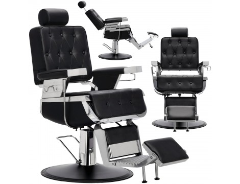 Fotel fryzjerski barberski hydrauliczny do salonu fryzjerskiego barber shop Santino Barberking Outlet