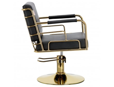 Fotel fryzjerski hydrauliczny obrotowy do salonu fryzjerskiego krzesło fryzjerskie Zion Outlet - 3