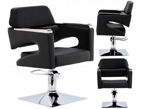 Fotel fryzjerski Gaja hydrauliczny obrotowy do salonu fryzjerskiego krzesło fryzjerskie Outlet