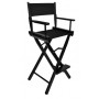 Krzesło fotel do make-up kosmetyczne z oparciem fotel gabinet SPA praktyczne składane drewniane Outlet - 3