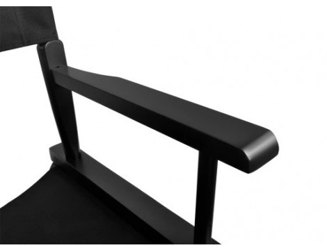 Krzesło fotel do make-up kosmetyczne z oparciem fotel gabinet SPA praktyczne składane drewniane Outlet - 4