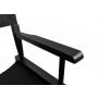 Krzesło fotel do make-up kosmetyczne z oparciem fotel gabinet SPA praktyczne składane drewniane Outlet - 4