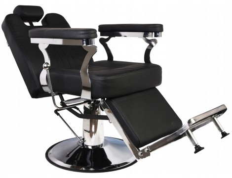 Fotel fryzjerski barberski hydrauliczny do salonu fryzjerskiego barber shop Menas Barberking w 24H Outlet - 2