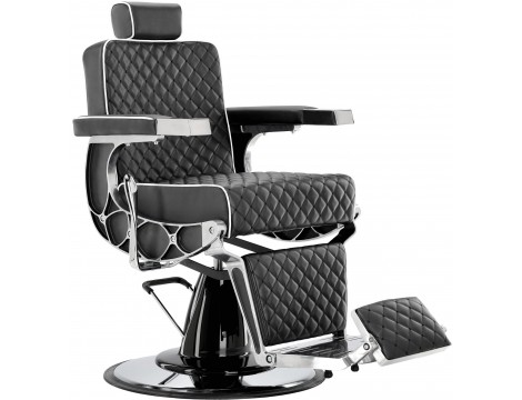 Fotel fryzjerski barberski hydrauliczny do salonu fryzjerskiego barber shop Connor Barberking w 24H Outlet - 7